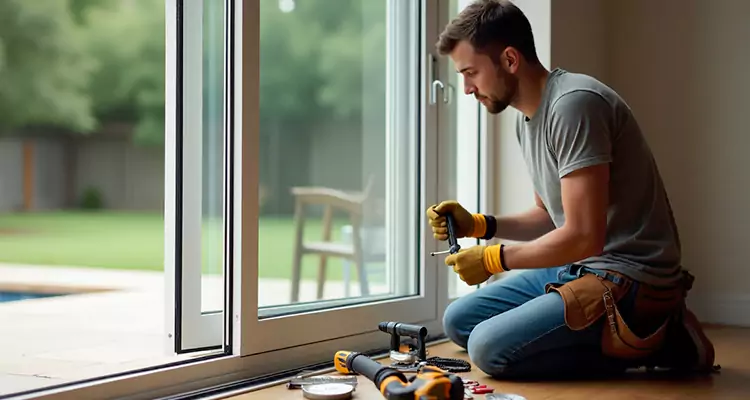 Squeaky Sliding Patio Doors in Ferry Pass, FL