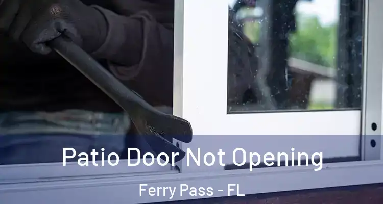 Patio Door Not Opening Ferry Pass - FL