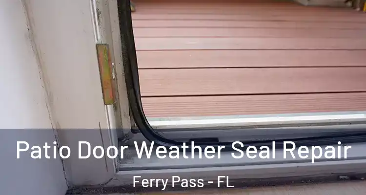 Patio Door Weather Seal Repair Ferry Pass - FL