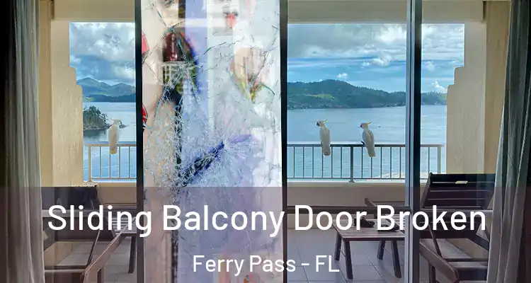 Sliding Balcony Door Broken Ferry Pass - FL